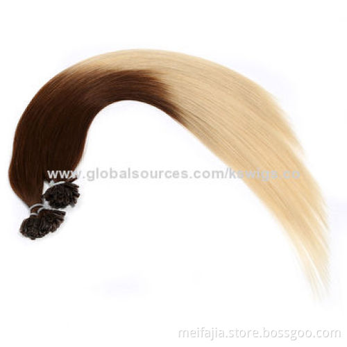 Nail Tip Hair Extension, 100% Natural Human Hair, No Chemical Process, Full Cuticle Aligned